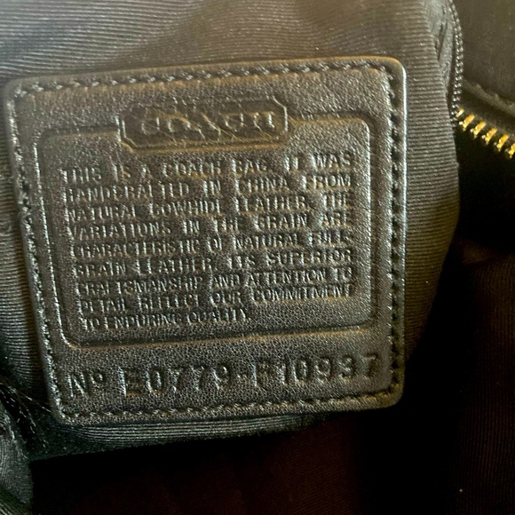 Coach Vintage Y2K Legacy 10937 Soho Black Leather handbag Excellent Condition! - Picture 12 of 14